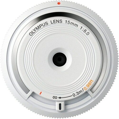 OLYMPUS 15mm F8.0 ☆送料無料☆ Olympus 15mm F8 Fisheye Body Cap Lens For Street Photography